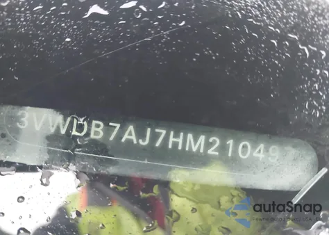 2017 Volkswagen Jetta 1.4T Se из США, поврежденный, VIN 3VWDB7AJ7HM210497